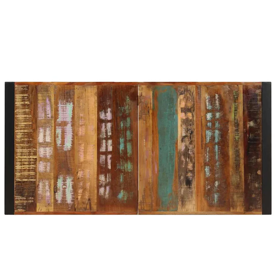Table à manger 140x70x75 cm Bois de récupération massif - 4