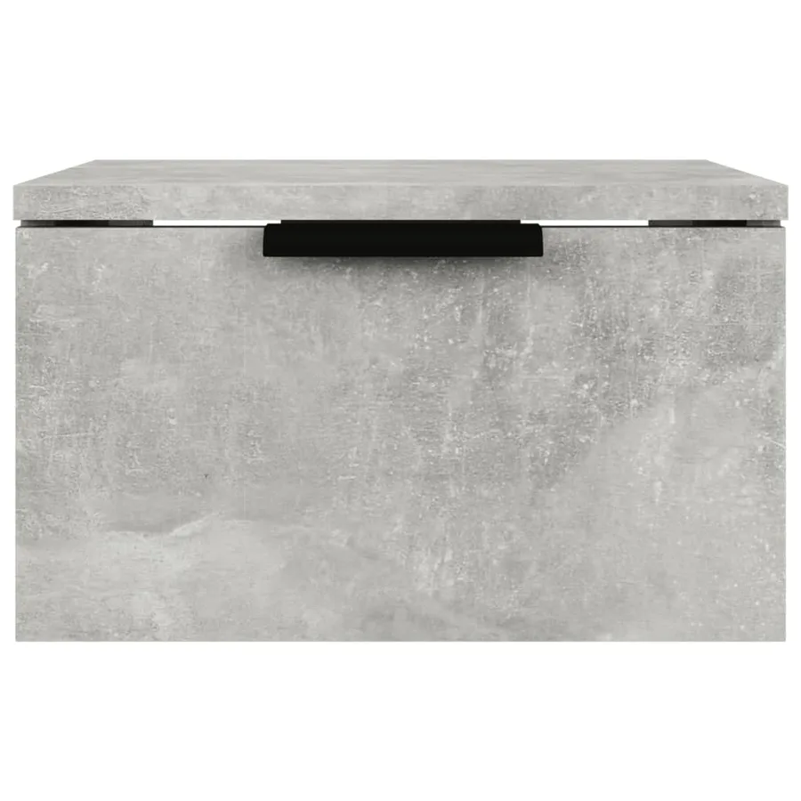 Tables de chevet murales 2 pcs Gris béton 34x30x20 cm - 6
