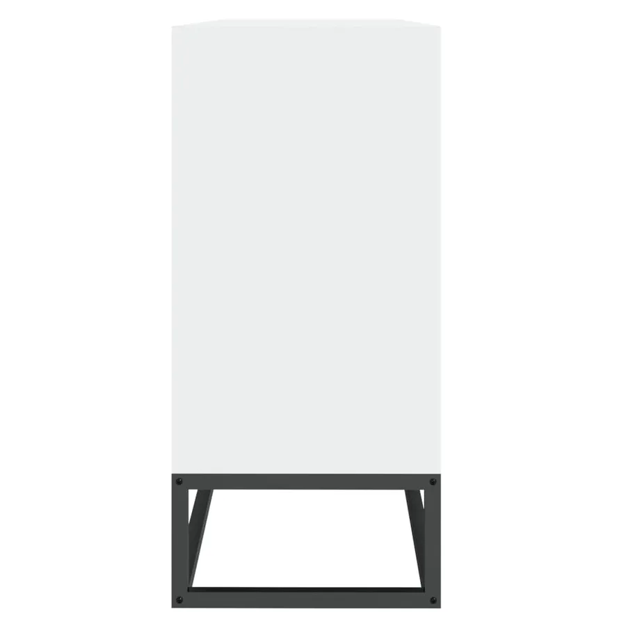Buffet blanc 105x30x65 cm bois d'ingénierie - 5