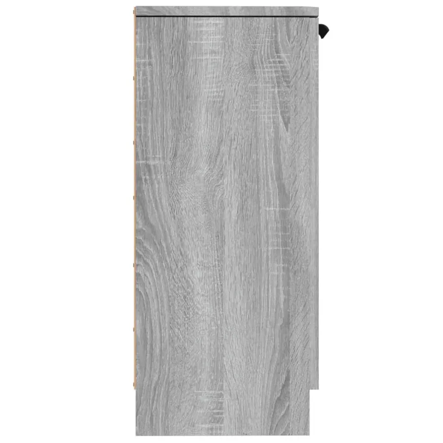 Buffet Sonoma gris 30x30x70 cm Bois d'ingénierie - 5
