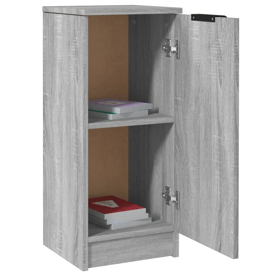 Buffet Sonoma gris 30x30x70 cm Bois d'ingénierie - 6