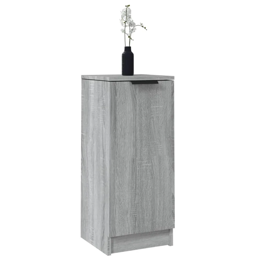 Buffet Sonoma gris 30x30x70 cm Bois d'ingénierie - 7