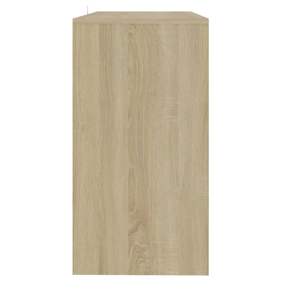 Table console chêne sonoma 89x41x76,5 cm bois d'ingénierie - 6