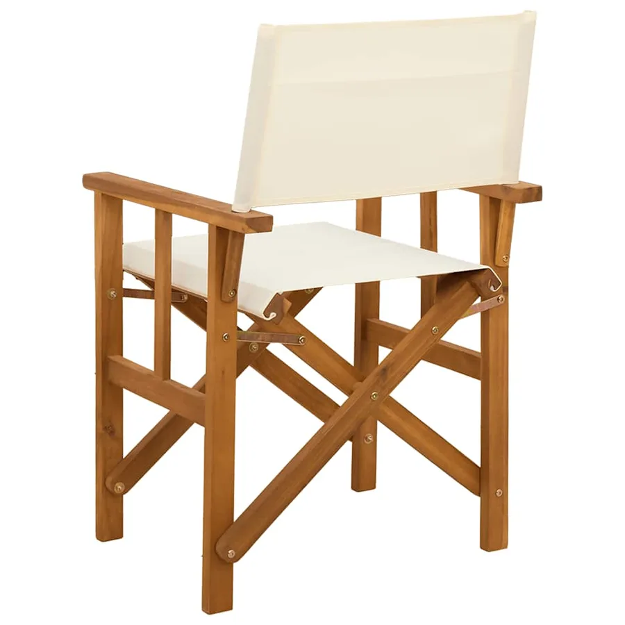 Chaise de metteur en scène Bois massif d'acacia - 5