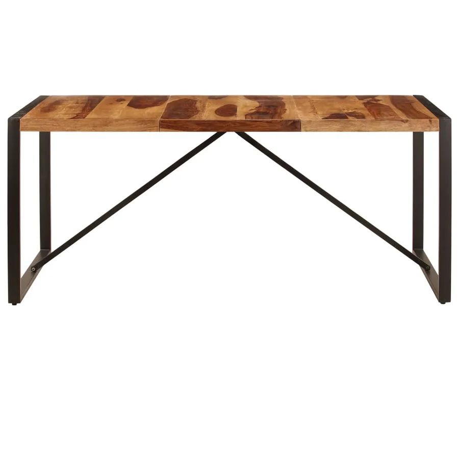 Table de salle à manger 180x90x75 cm Bois de Sesham solide - 2