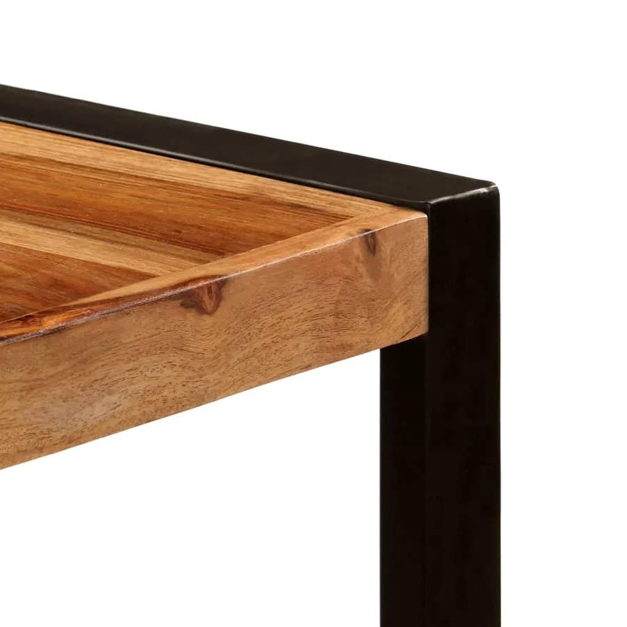 Table de salle à manger 180x90x75 cm Bois de Sesham solide - 3