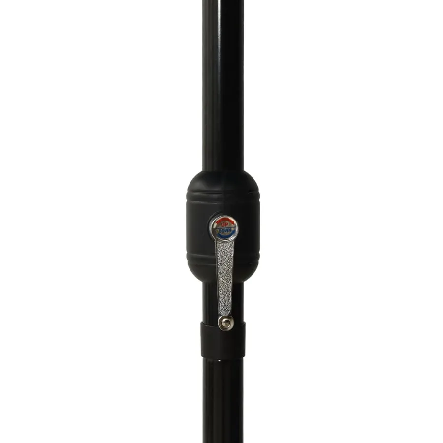 Parasol de jardin à 3 niveaux avec mât en aluminium sable - 7