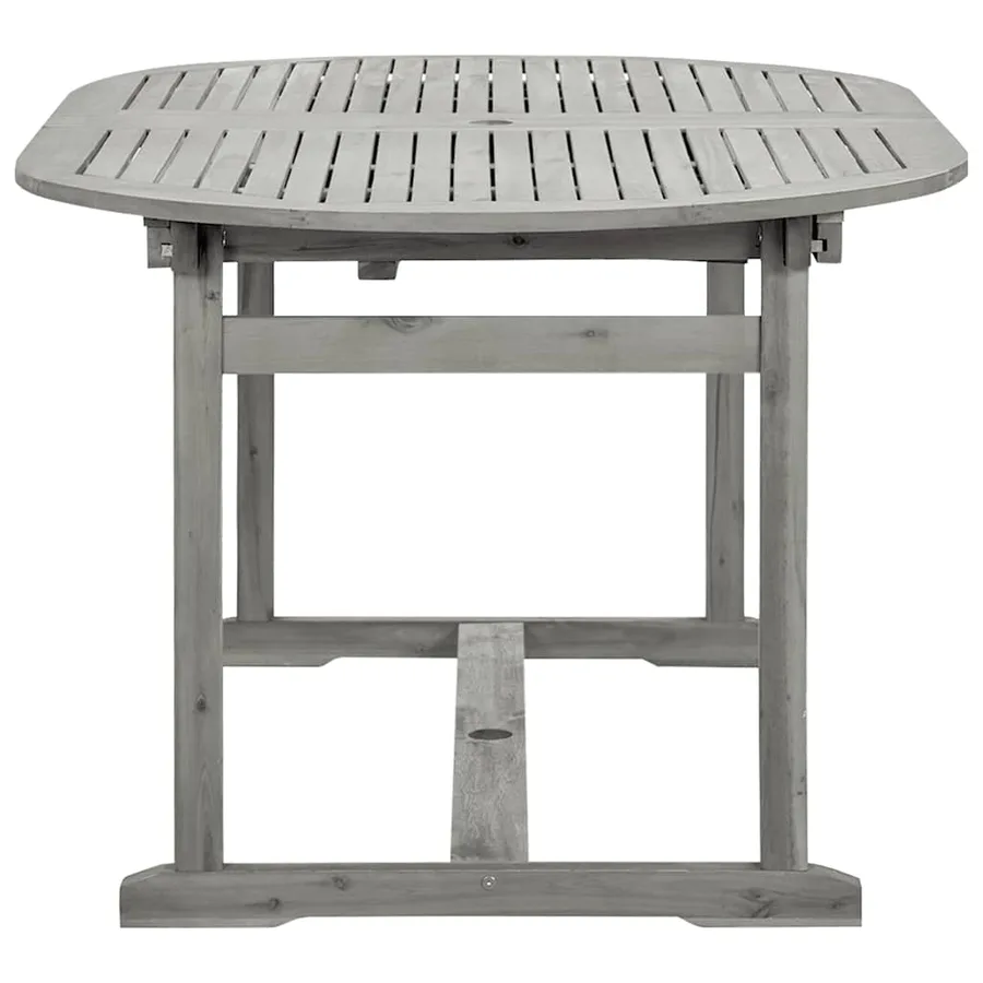 Table à dîner de jardin (160-240)x100x75cm Bois d'acacia massif - 6