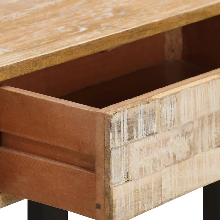 Table console 100x30x75 cm Bois de manguier massif - 6