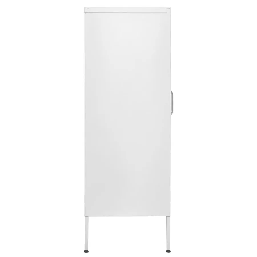 Armoire de rangement Blanc 80x35x101,5 cm Acier - 5