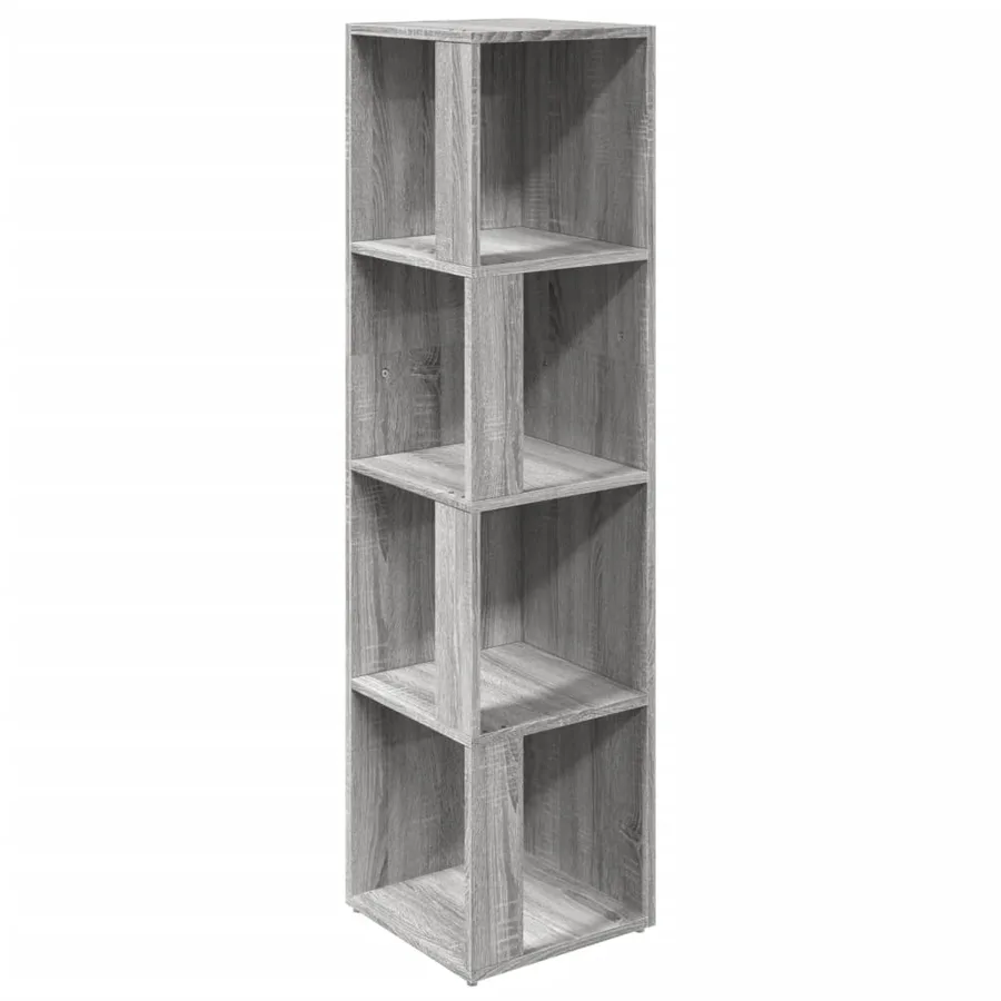 Armoire d'angle Sonoma gris 33x33x132 cm Bois d'ingénierie - 2