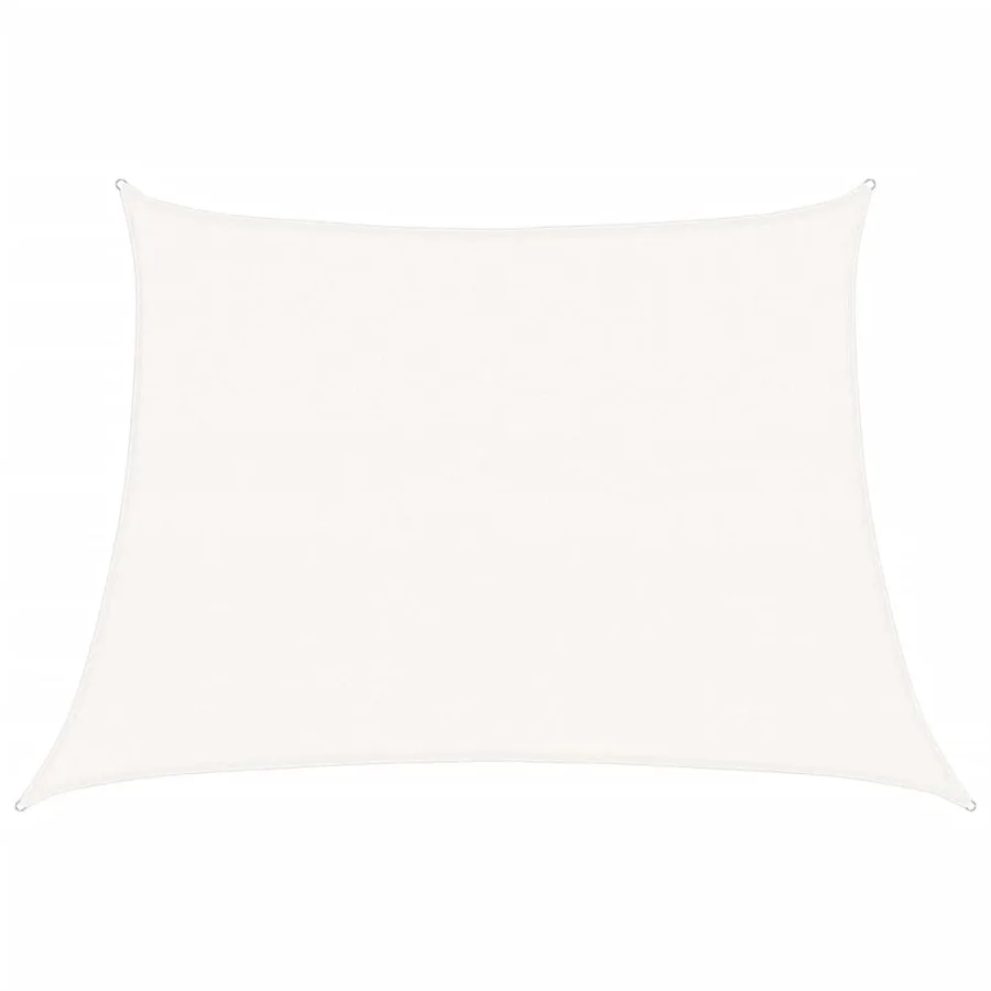 Voile d'ombrage 160 g/m² Blanc 4/5x3 m PEHD - 2