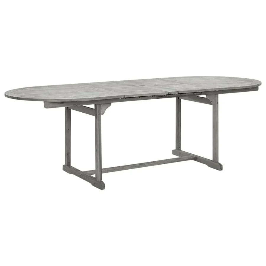 Ensemble à manger de jardin 7 pcs Bois d'acacia massif - 4