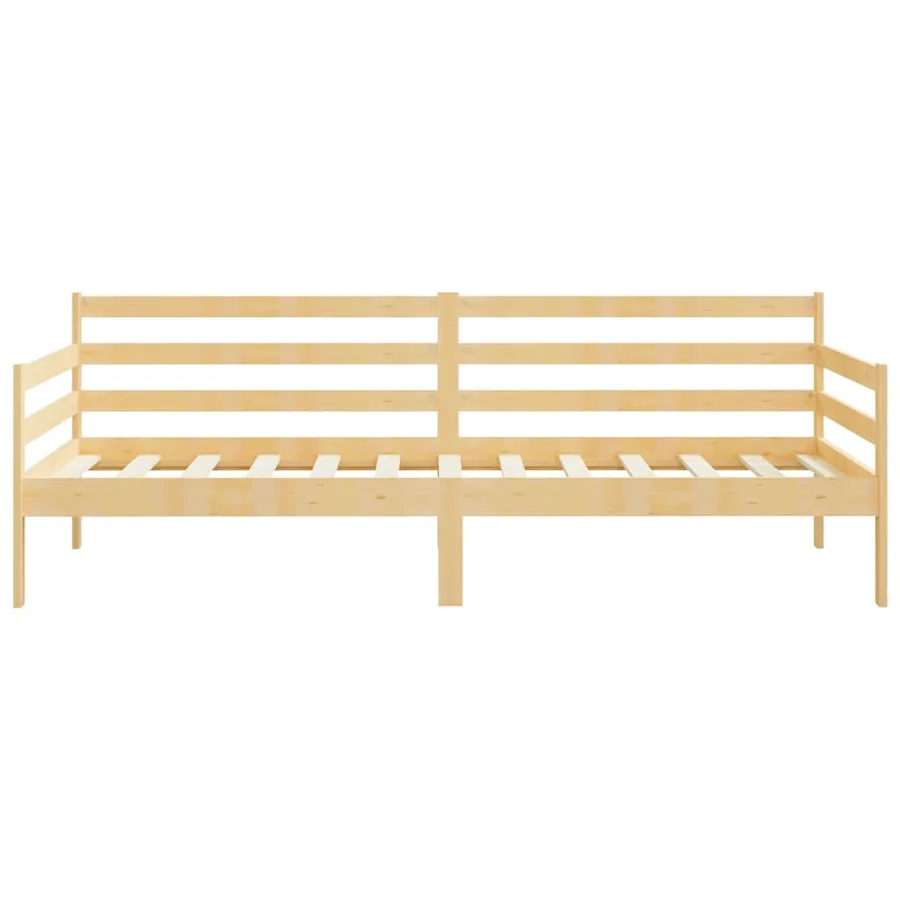 Lit de jour sans matelas bois de pin massif 90x200 cm - 6