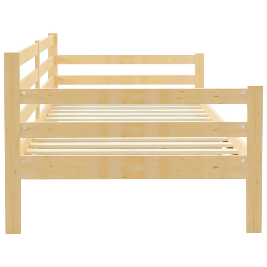 Lit de jour sans matelas bois de pin massif 90x200 cm - 7