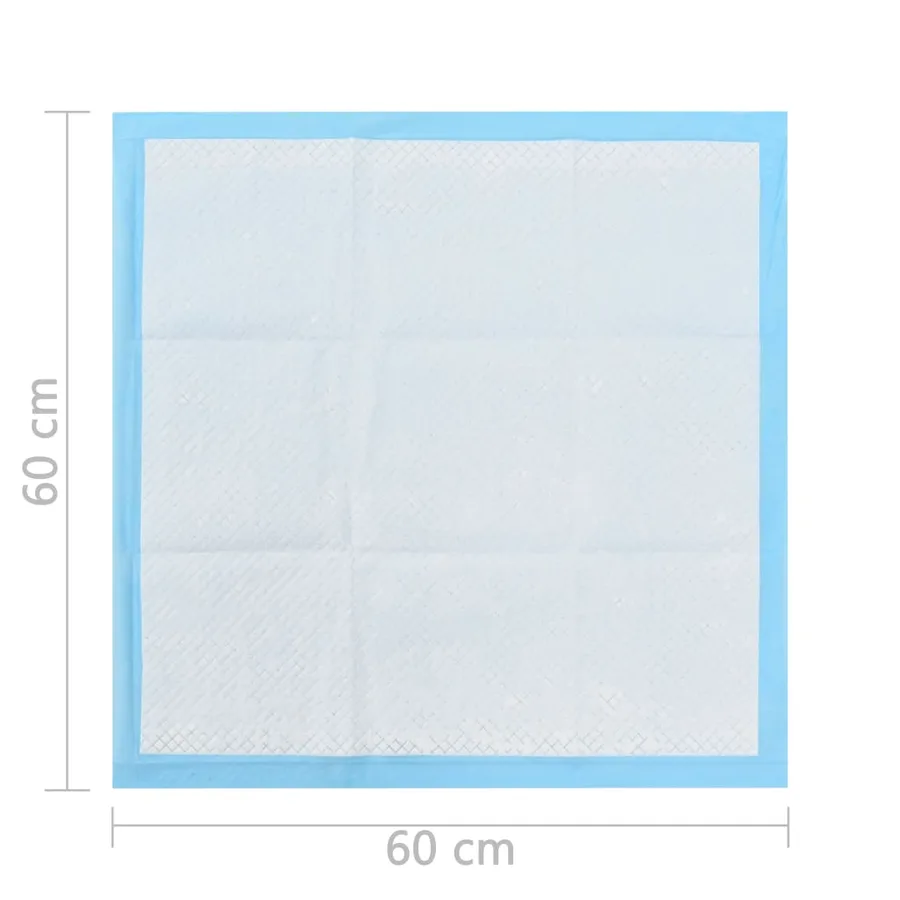 Tapis d’hygiène pour chiens 100 pcs 60 x 60 cm Tissu non tissé - 9
