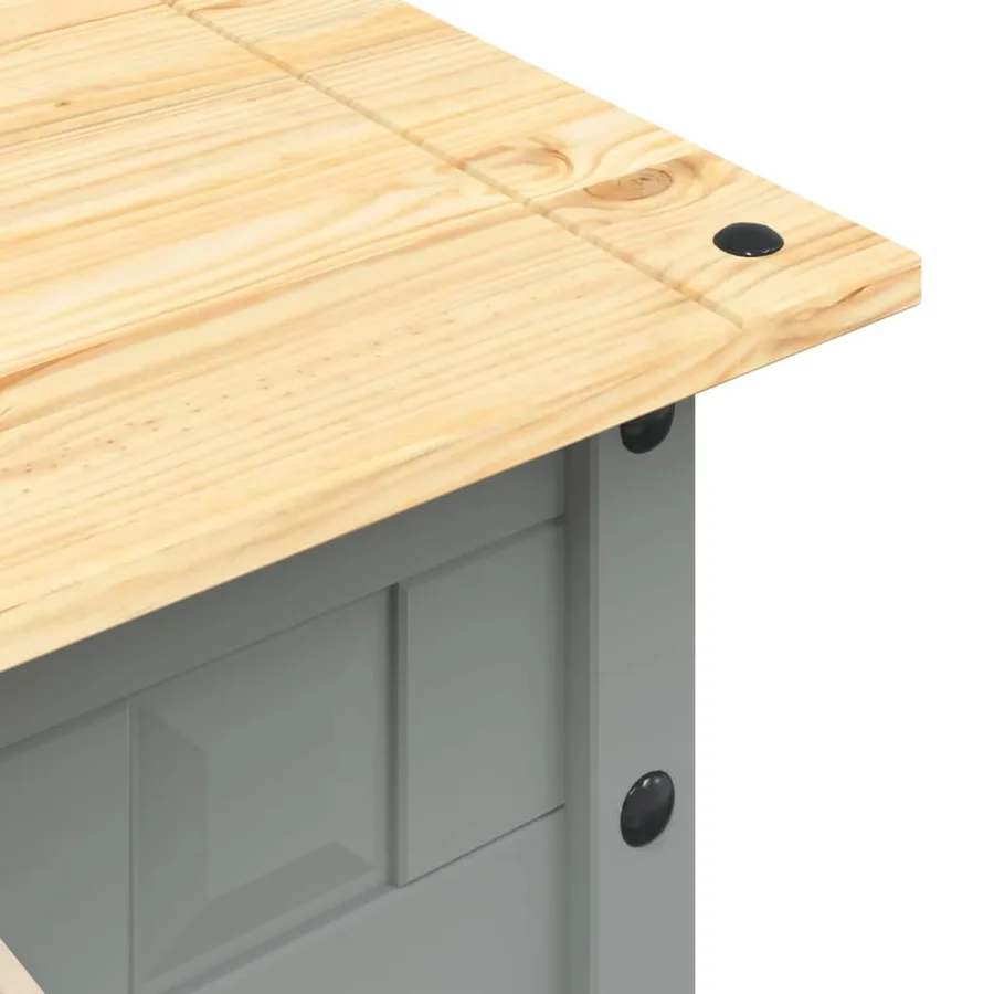 Table basse Pin mexicain Gamme Corona Gris 100x55x44 cm - 7