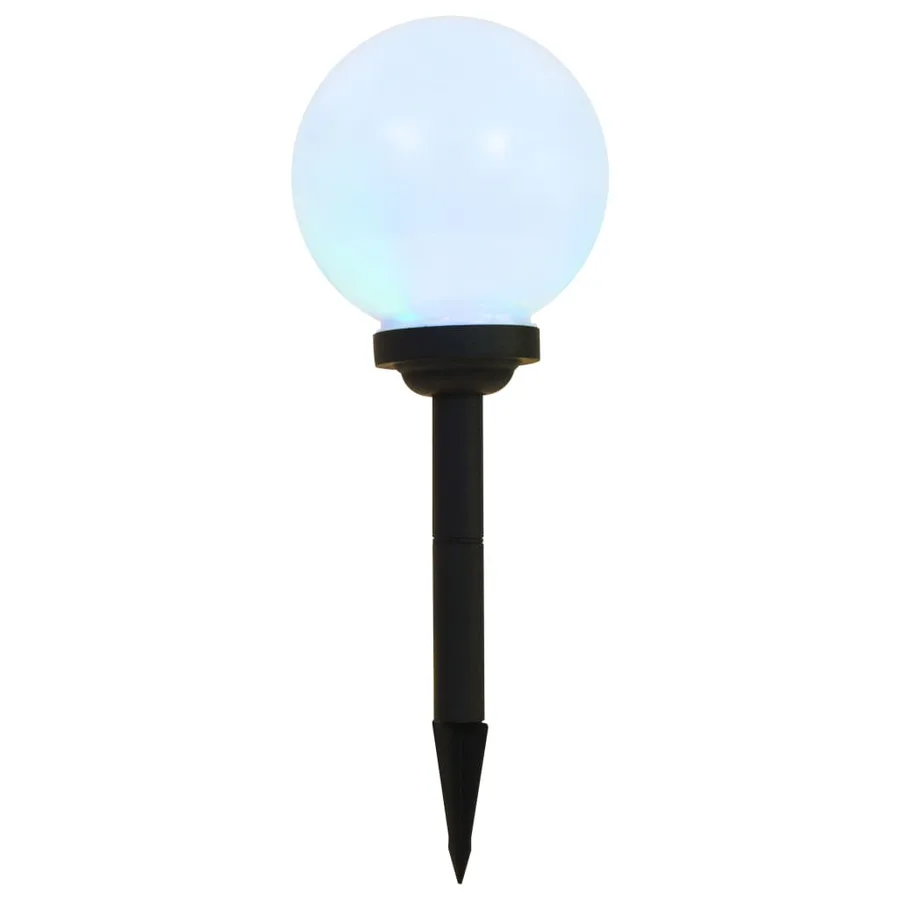 Lampes solaires sphériques LED de jardin 6 pcs 20 cm RVB - 3