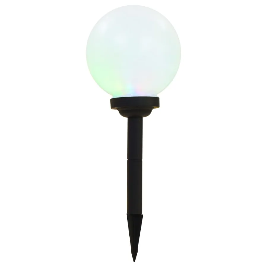 Lampes solaires sphériques LED de jardin 6 pcs 20 cm RVB - 4