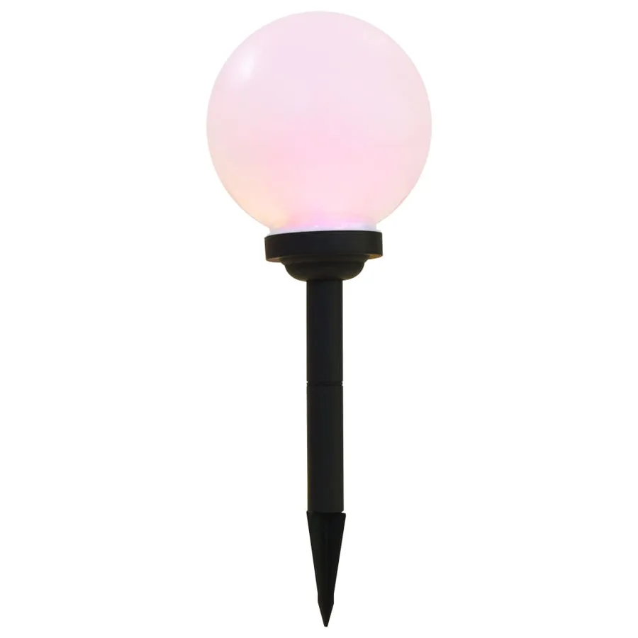 Lampes solaires sphériques LED de jardin 6 pcs 20 cm RVB - 5