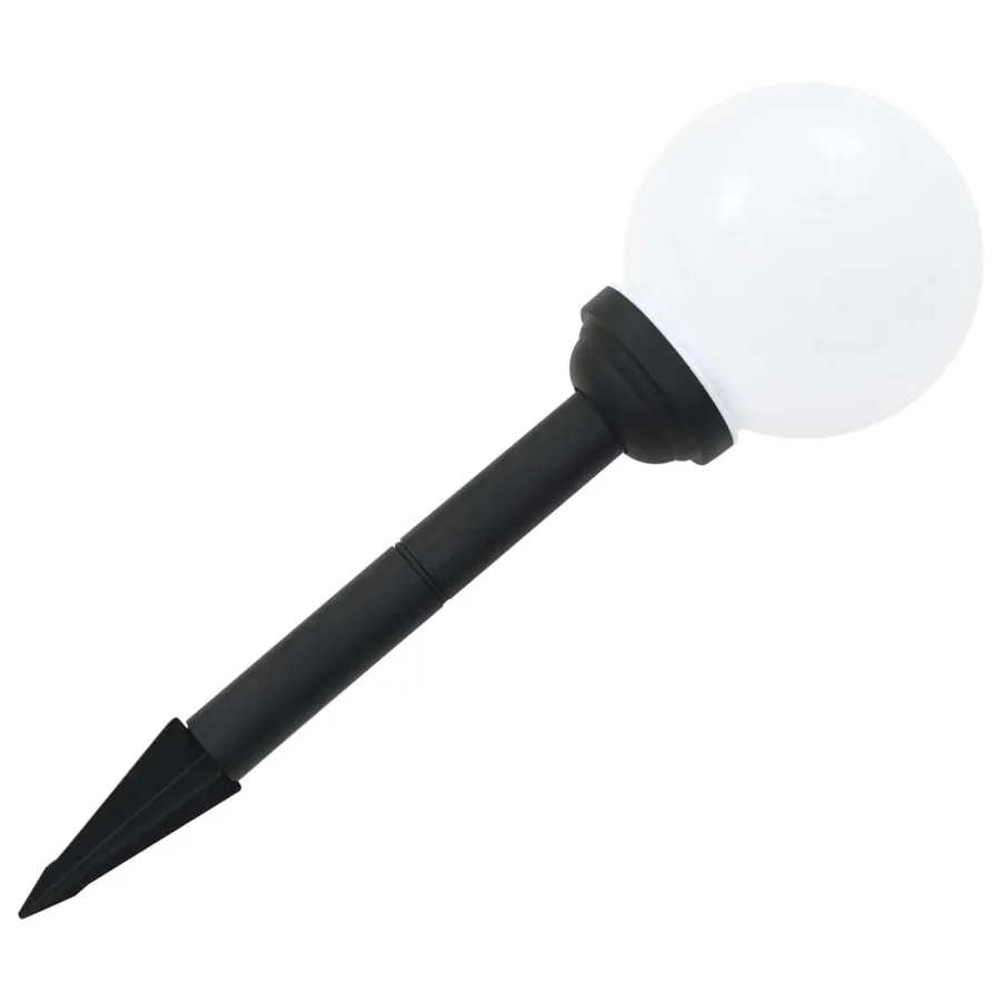 Lampes solaires sphériques LED de jardin 6 pcs 20 cm RVB - 7