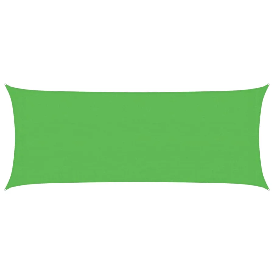 Voile d'ombrage 160 g/m² Vert clair 2x4,5 m PEHD - 2