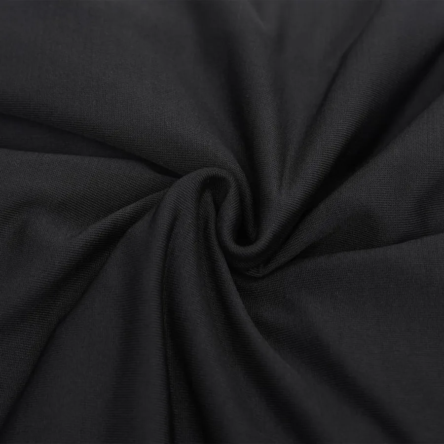 Housse extensible de canapé 4 places Noir Jersey de polyester - 4