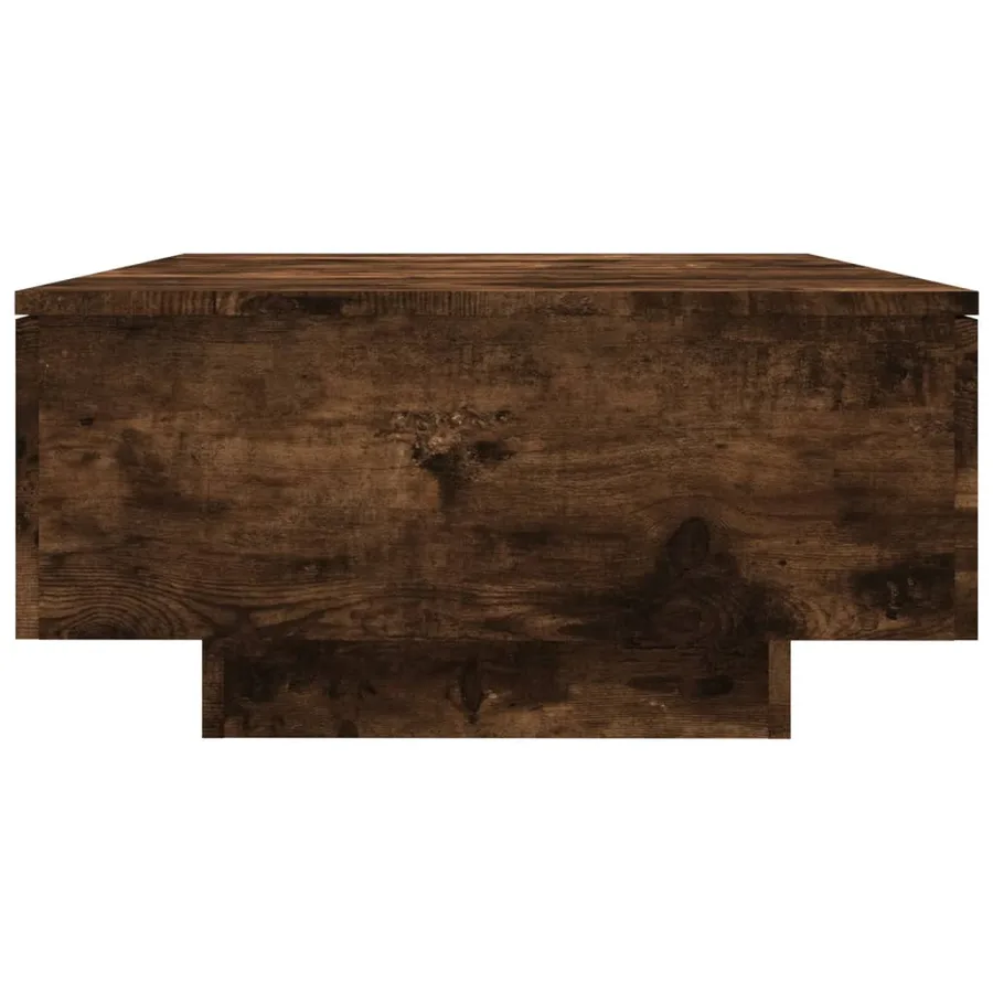 Table basse Chêne fumé 90x60x31 cm Bois d'ingénierie - 6