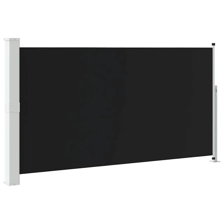 Auvent latéral rétractable de patio 170x300 cm Noir - 2