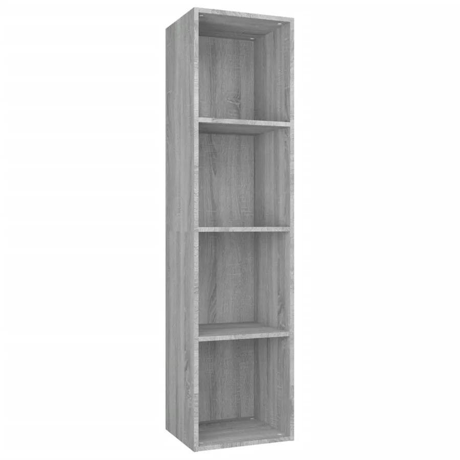 Bibliothèque/Meuble TV Sonoma gris 36x30x143 cm - 2