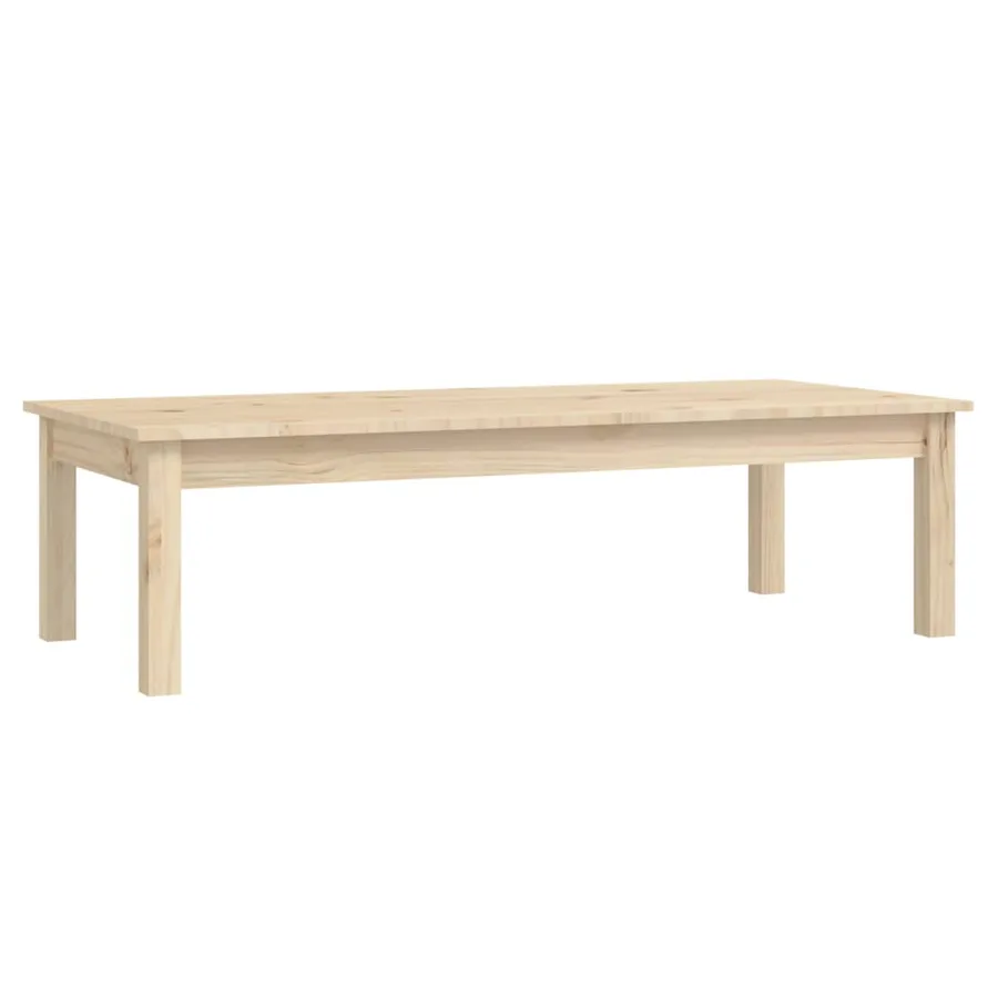 Table basse 110x50x30 cm Bois massif de pin - 2
