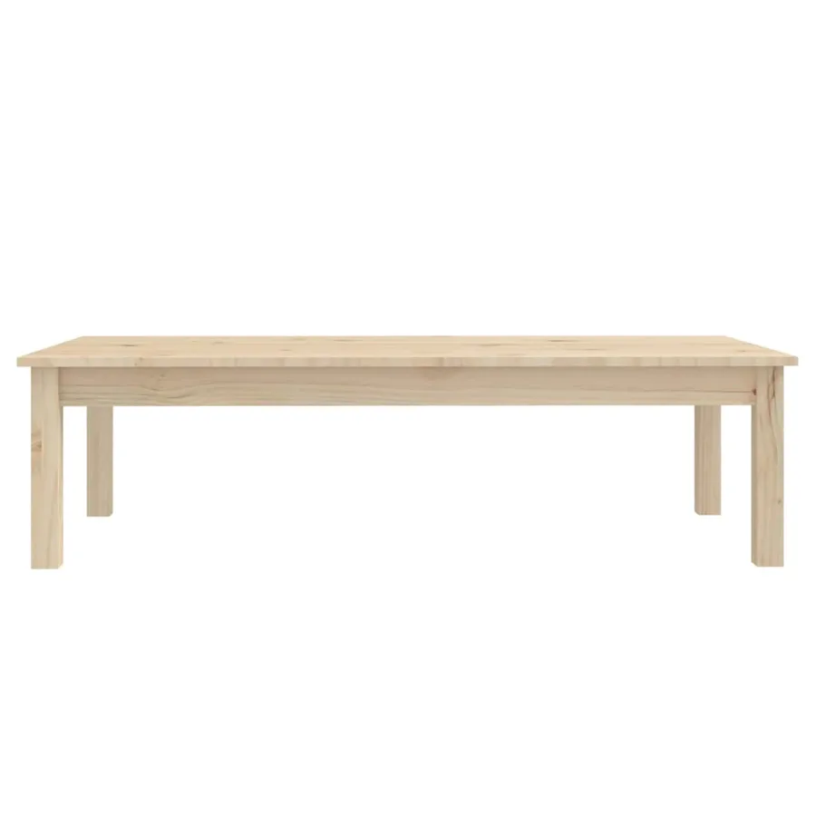 Table basse 110x50x30 cm Bois massif de pin - 3