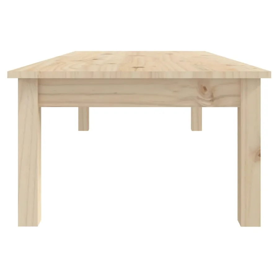 Table basse 110x50x30 cm Bois massif de pin - 4