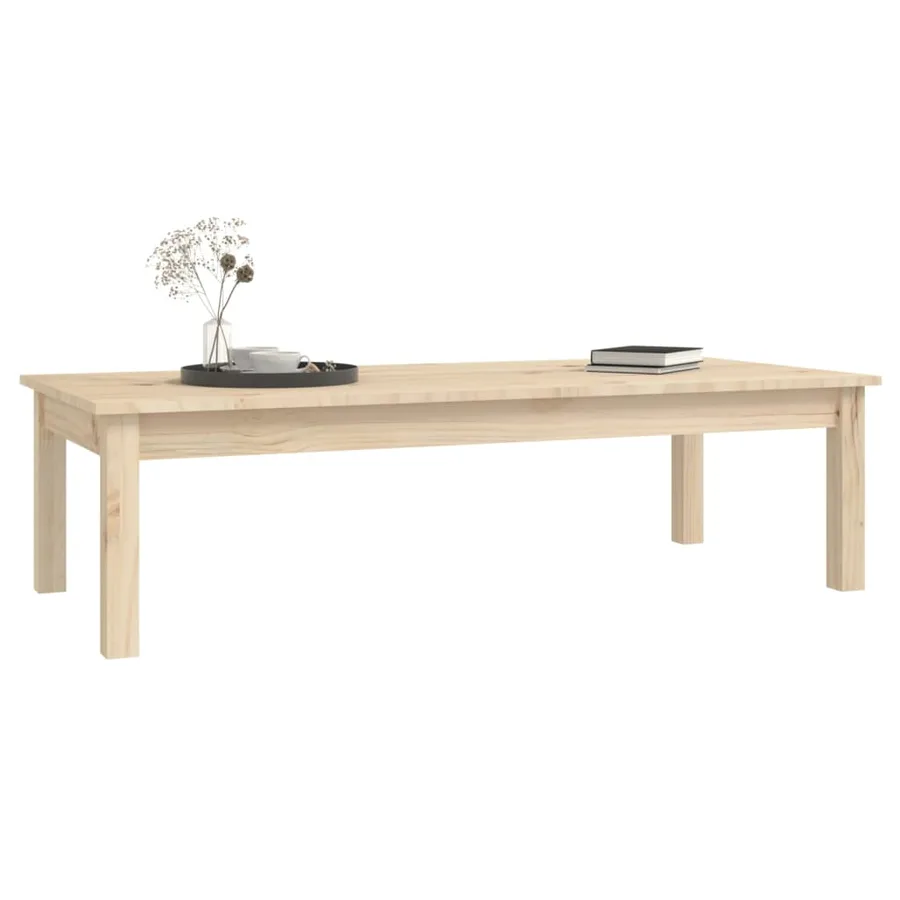 Table basse 110x50x30 cm Bois massif de pin - 6