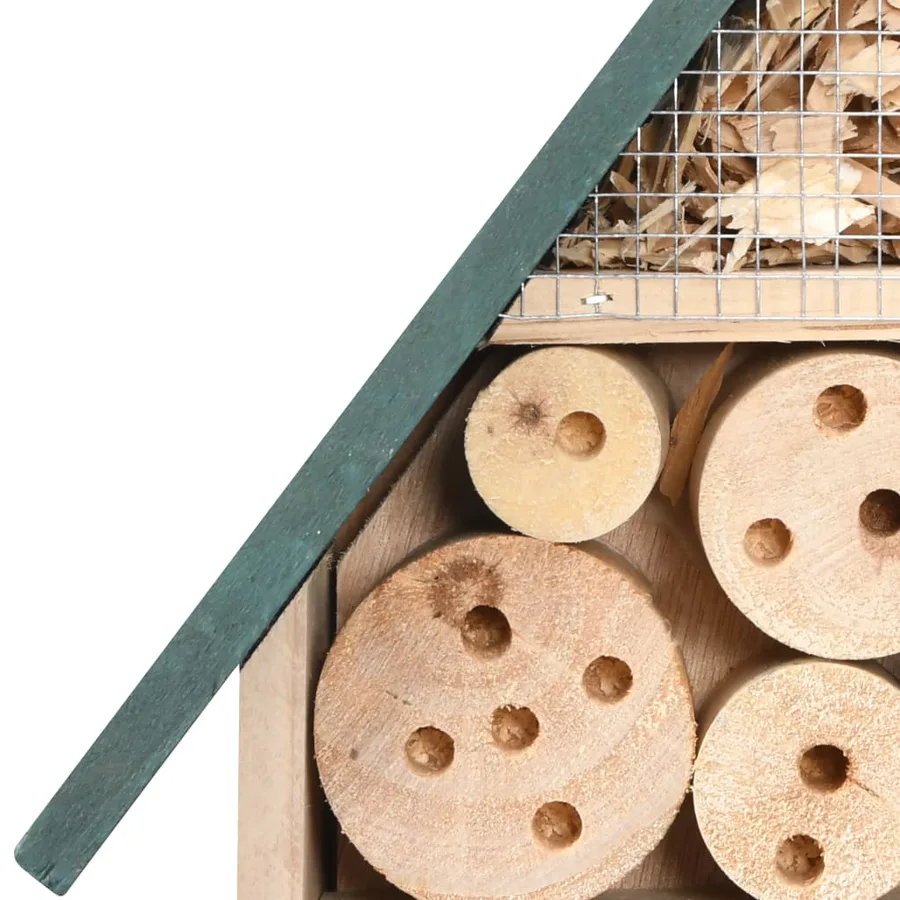 Hôtel à insectes 31x10x48 cm Bois de sapin - 5