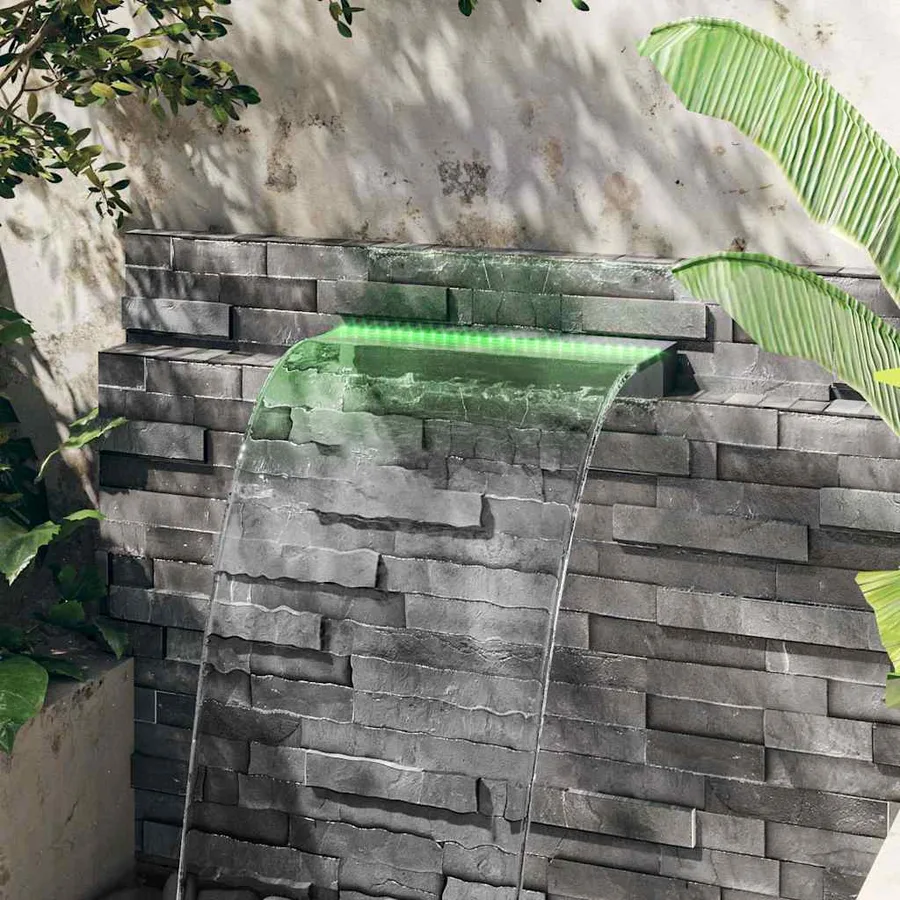Déversoir pour cascade avec LED RVB Acrylique 60 cm - 5