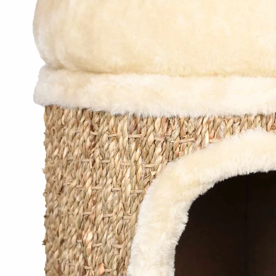 Maison pour chat avec coussin de luxe 33 cm Herbiers marins - 5