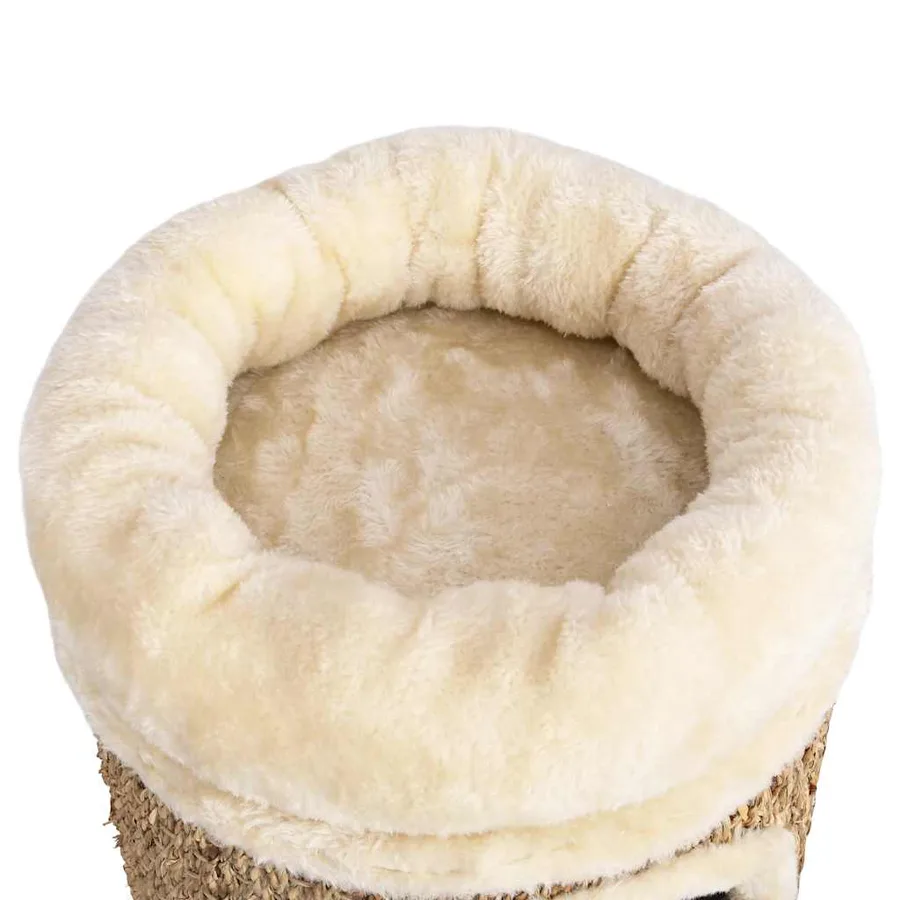 Maison pour chat avec coussin de luxe 33 cm Herbiers marins - 6