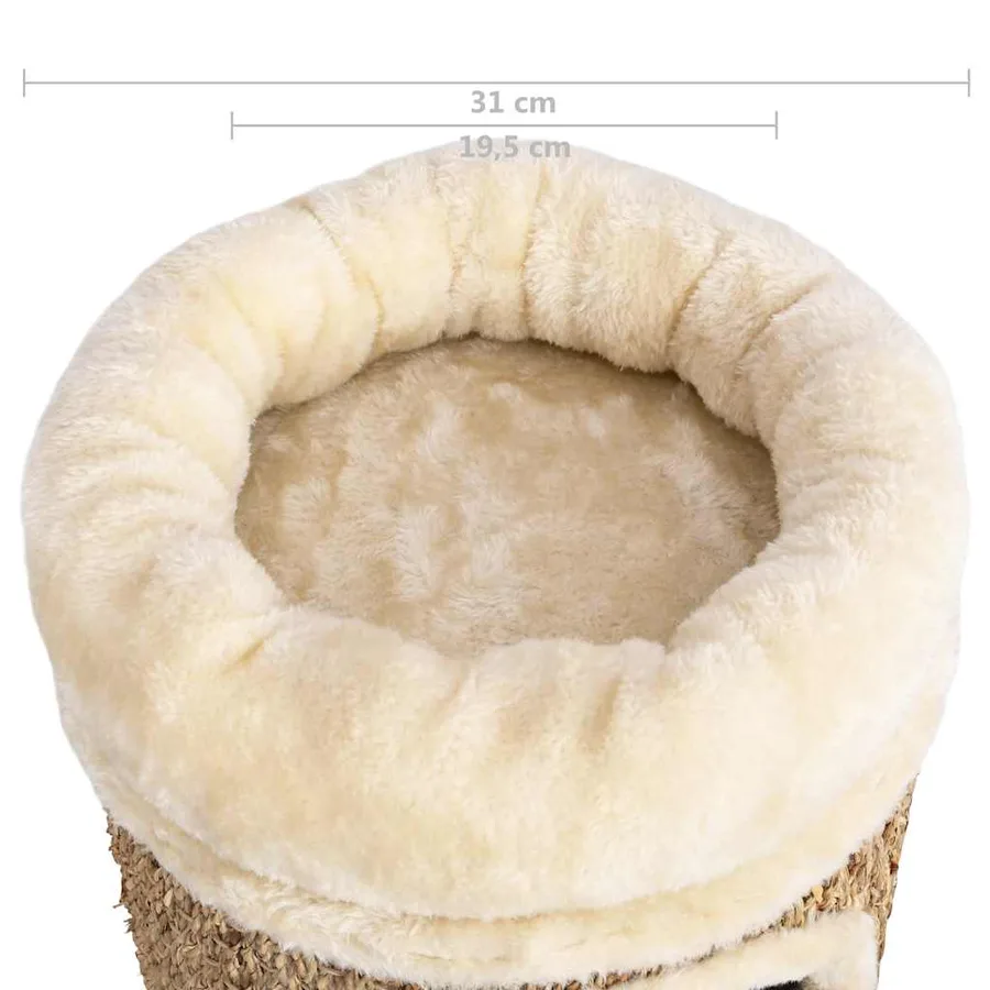 Maison pour chat avec coussin de luxe 33 cm Herbiers marins - 8