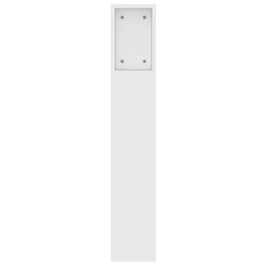Armoire de tête de lit Blanc 140x18,5x104,5 cm - 4