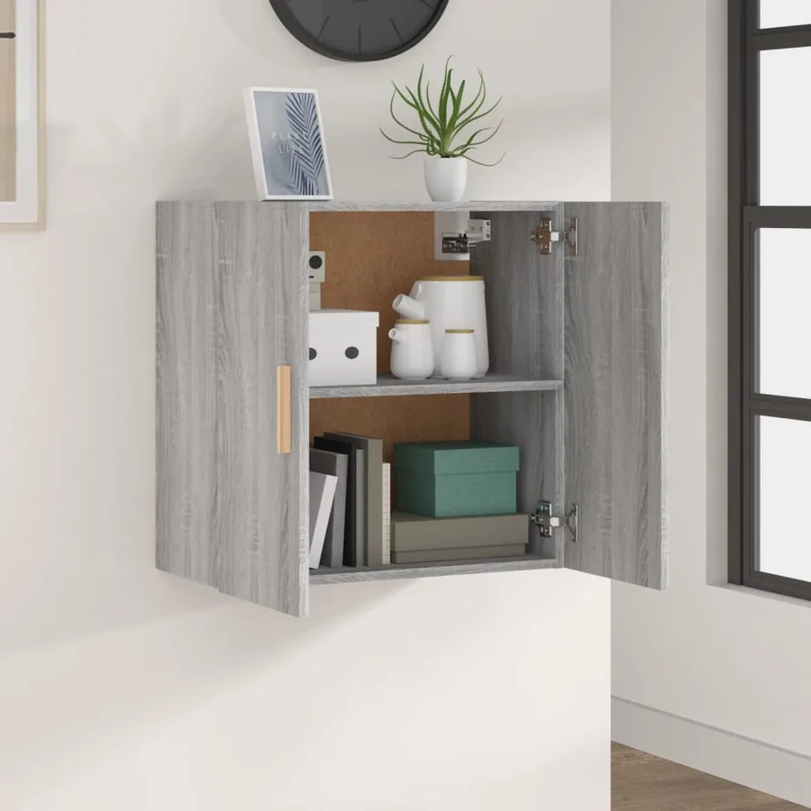 Armoire murale Sonoma gris 60x30x60 cm Bois d'ingénierie - 3