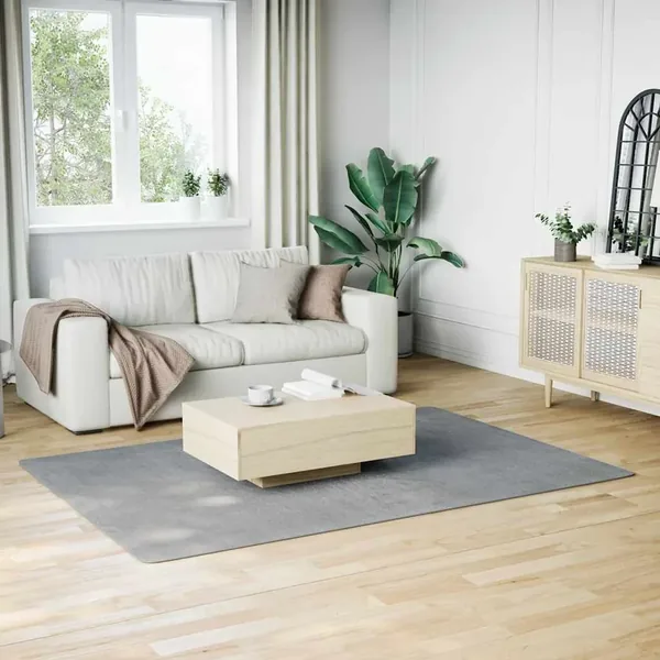 Tapis shaggy doux lavable 160x230 cm Antidérapant Gris