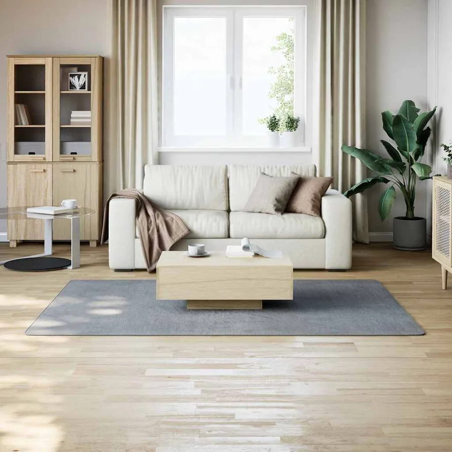 Tapis shaggy doux lavable 160x230 cm Antidérapant Gris - 3