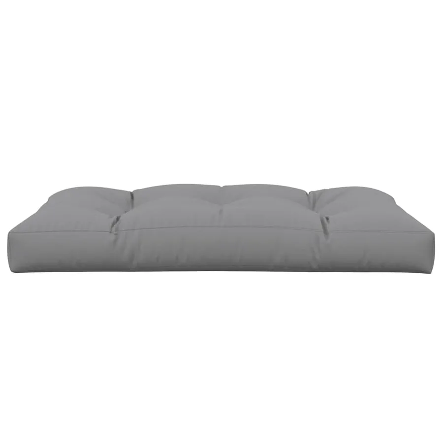 Coussin de palette 120x80x12 cm gris tissu - 5