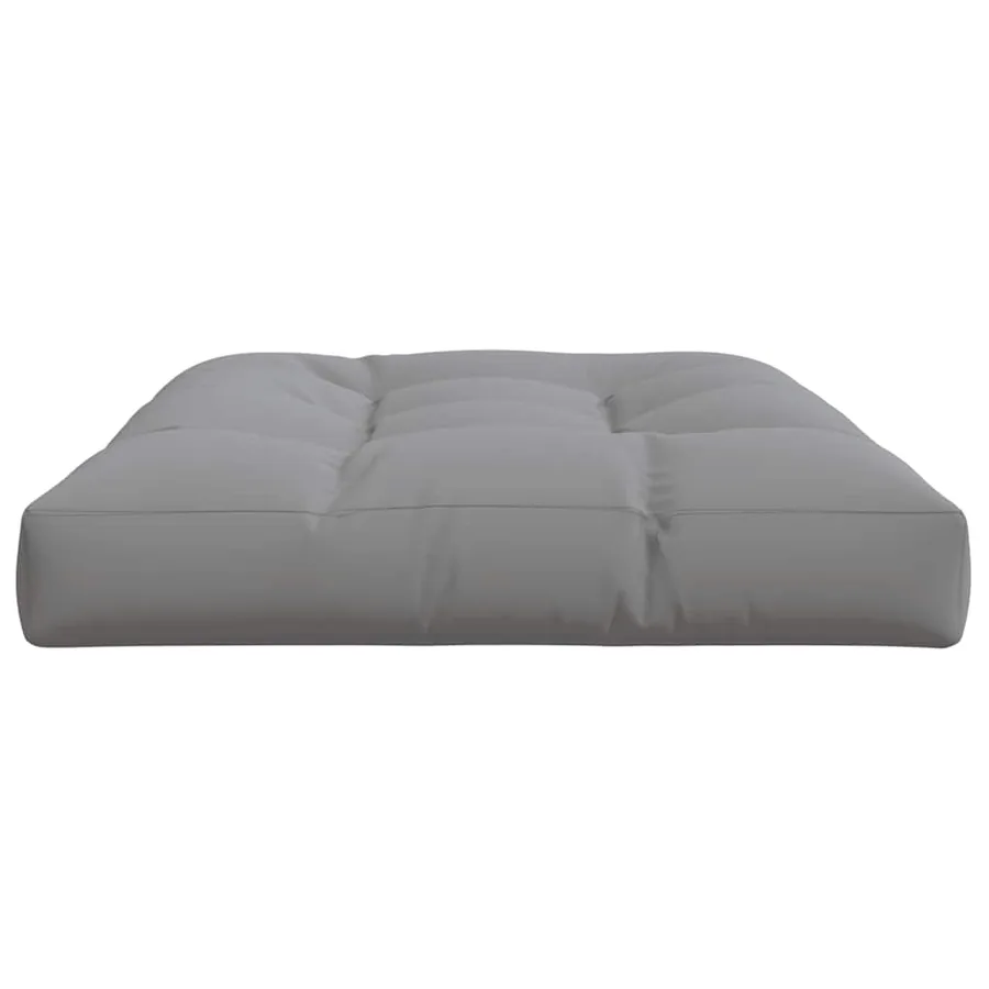 Coussin de palette 120x80x12 cm gris tissu - 6