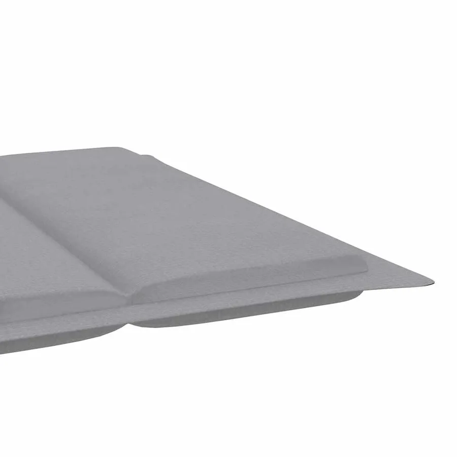 Chaises longues lot de 2 avec table et coussins Acacia solide - 12