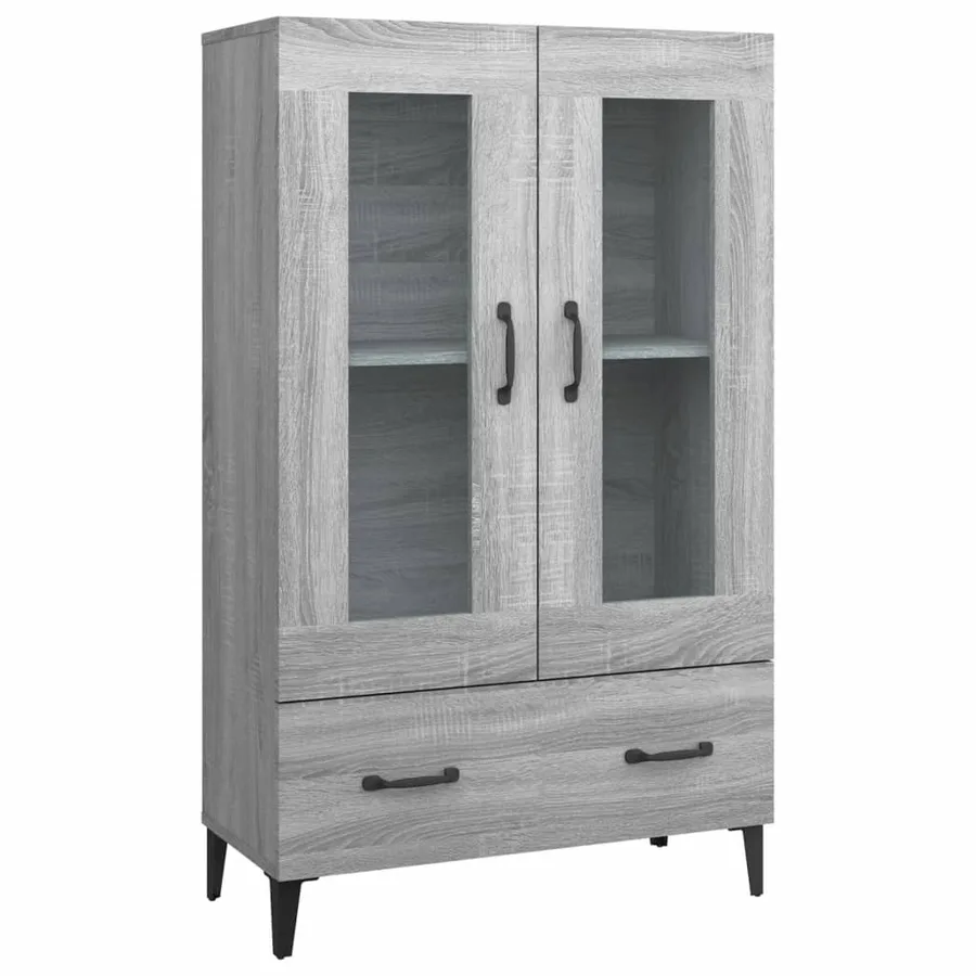 Buffet Sonoma gris 70x31x115 cm Bois d'ingénierie - 2