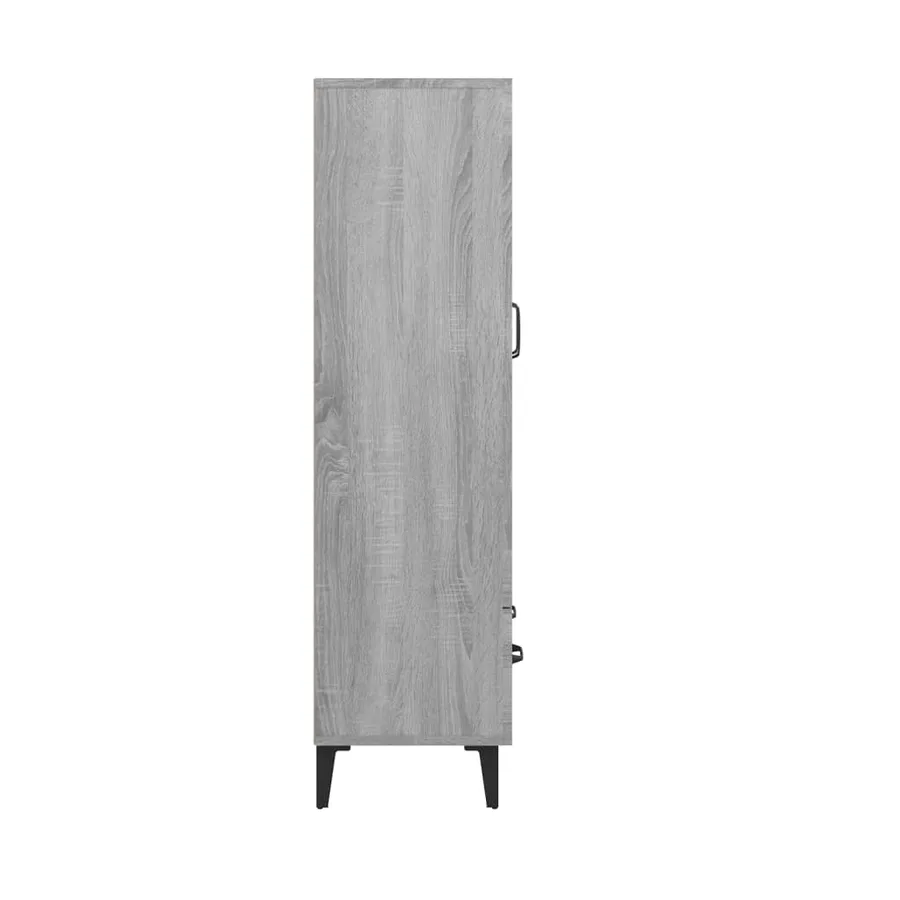 Buffet Sonoma gris 70x31x115 cm Bois d'ingénierie - 7