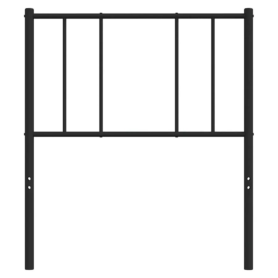 Tête de lit de remplacement métal noir 100 cm - 4