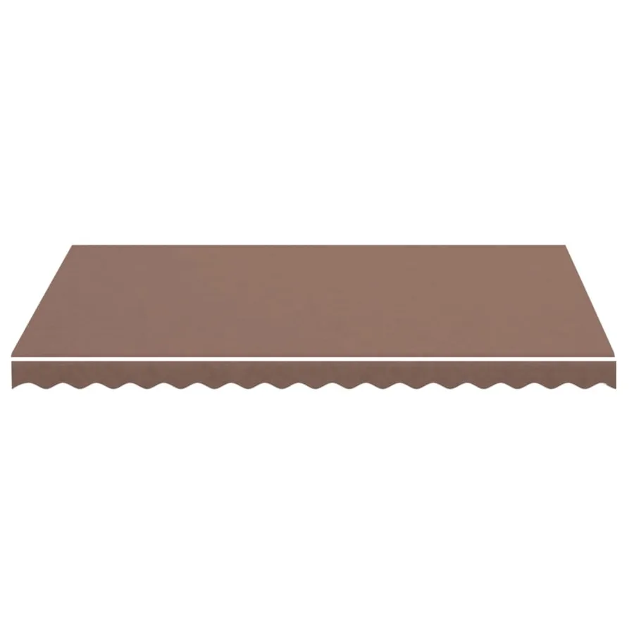 Tissu de remplacement pour auvent marron 3,5x2,5 m polyester - 3
